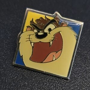 Warner Bros. Taz Enamel Pin - Blue and Yellow